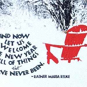 Card A009 Things That Have Never Been -- Rilke