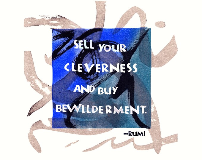 Card S015 Buy Bewilderment -- Rumi