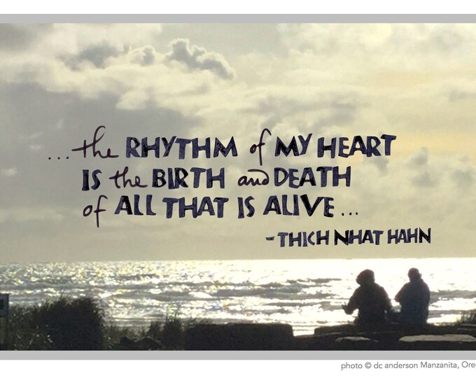 6 Card Set T029 The Rhythm of My Heart -- Thich Nhat Nanh