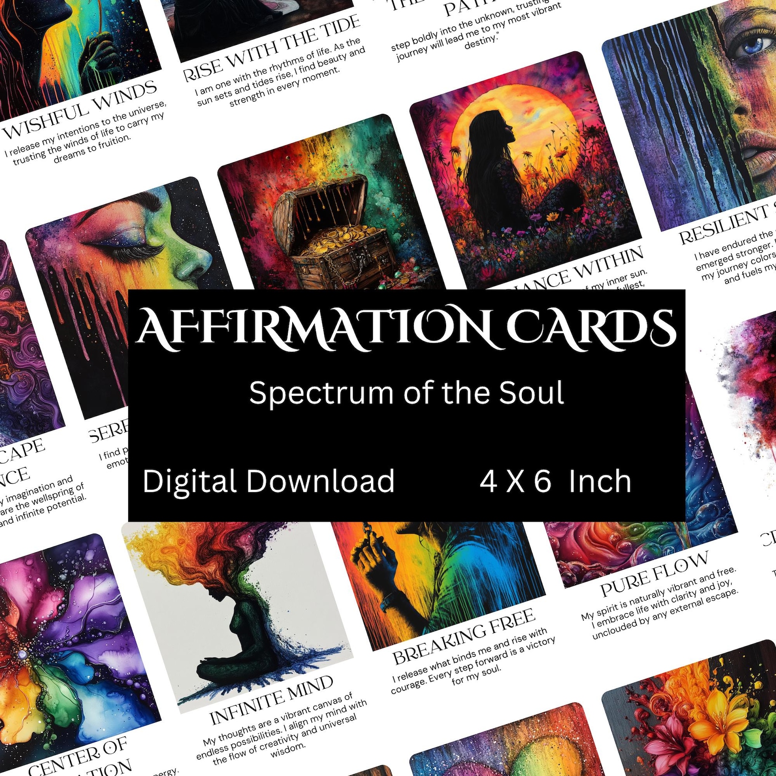 Spectrum of the Soul: Affirmation Card Deck for Growth & Healing ...