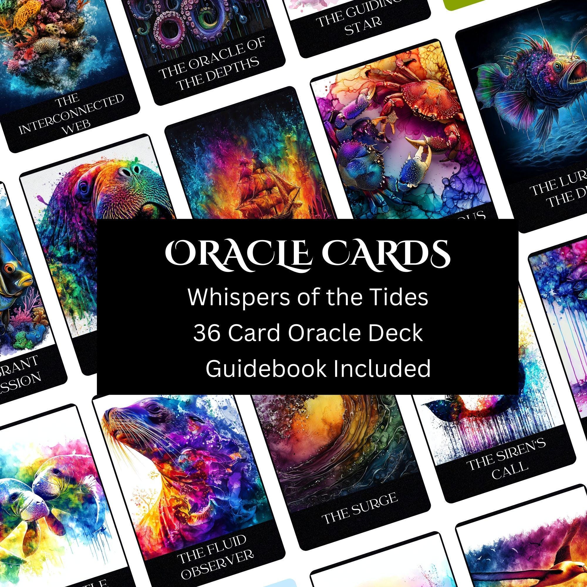 Dolphin oracle cards - Etsy 日本