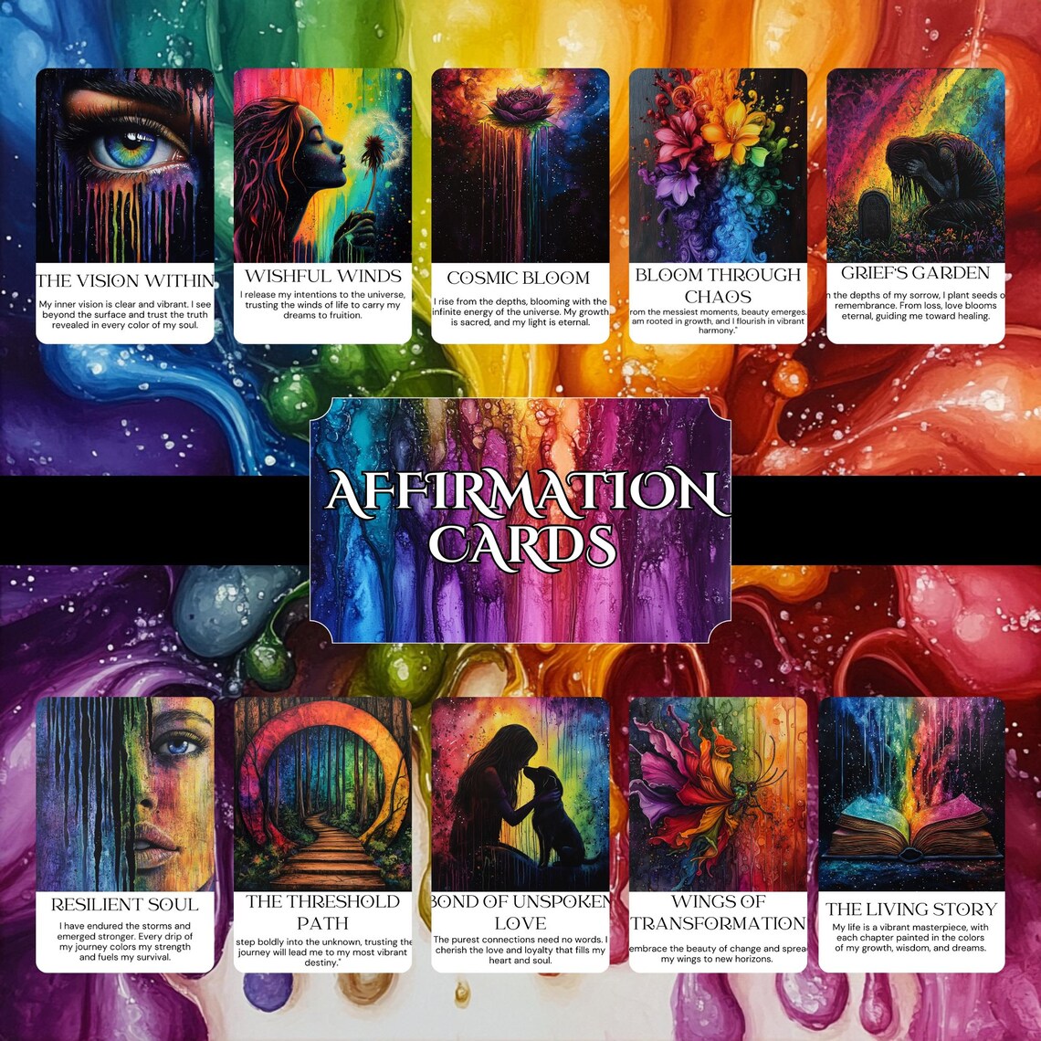Spectrum of the Soul: Affirmation Card Deck for Growth & Healing ...