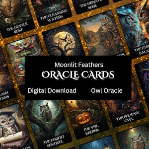 Moonlit Feathers Oracle Deck – Digital Download