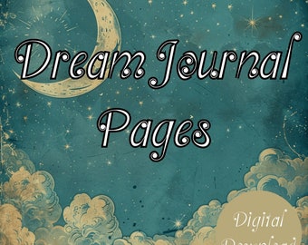 12 Printable Dream Journal Pages