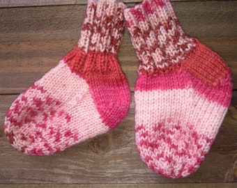 Hand Knit Baby Socks