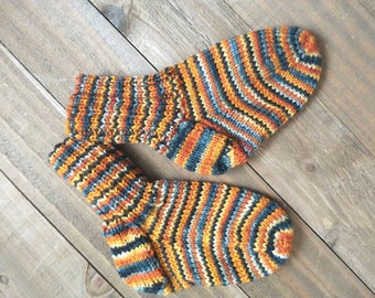Hand Knit Baby Socks