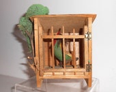 Vintage German Chicken Coop Squeaker - Putz, Toy