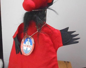 Vintage Kersa Germany Devil Puppet - Halloween