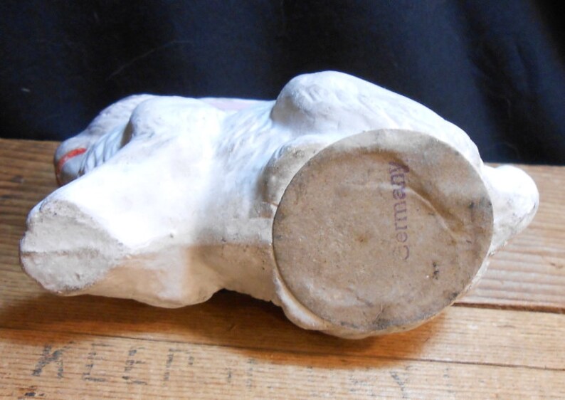 Sweet Vintage German Papier-mache Easter Bunny Rabbit