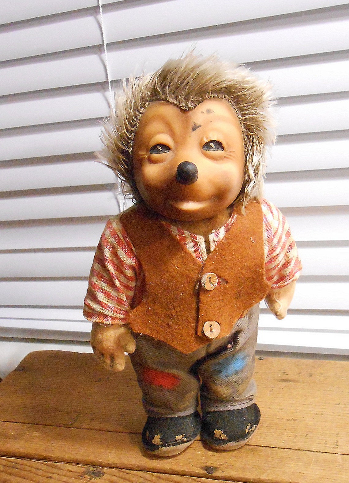 Vintage Steiff Mecki Hedgehog Doll Made in Germany Etsy
