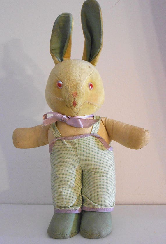 antique stuffed rabbit