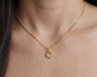 Initial Charm Necklace