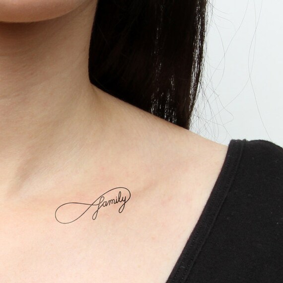 Infinity Famille Tatouage Temporaire Ensemble De 2