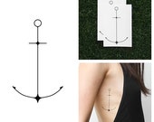 Tall Dark and Handsome - Temporary Tattoo (Set of 2)