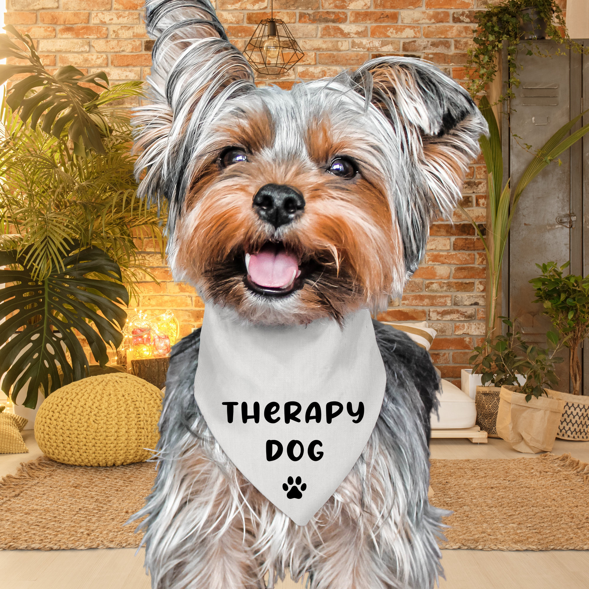 Therapy dog scarf new arrivals