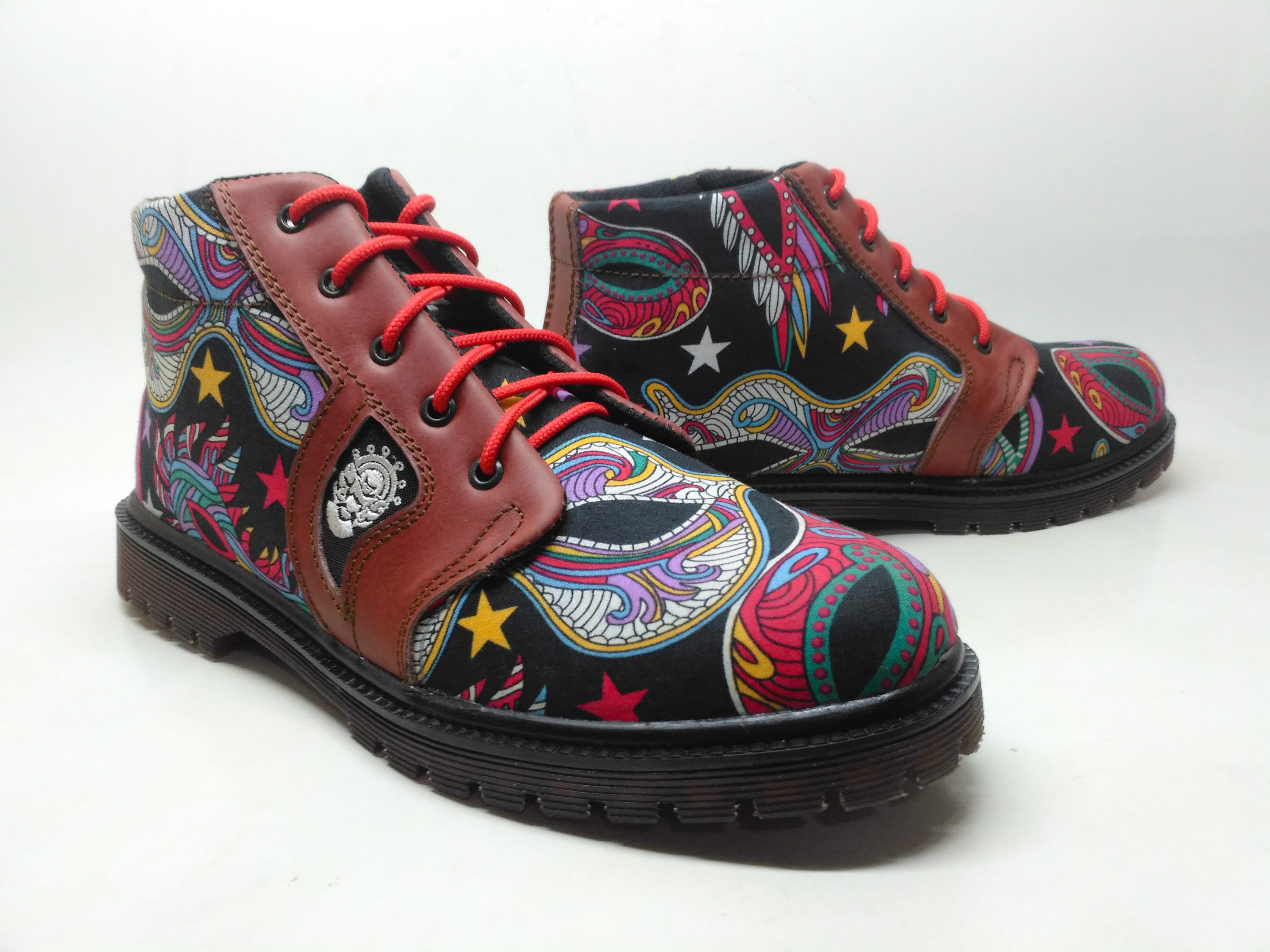 colorful unique men shoes size US 10/ EU 43 men black Etsy