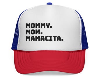 Chapeau Mommy Mom Mamacita | Chapeau de maman drôle | Casquette de camionneur | Cadeau fête des mères | Cadeau maman | Bonnet cool pour maman