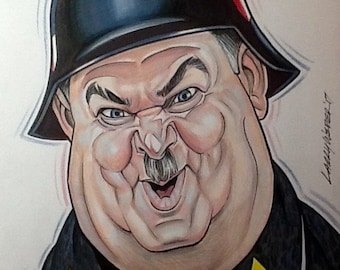 HOGAN'S HEROES caricature set of 6