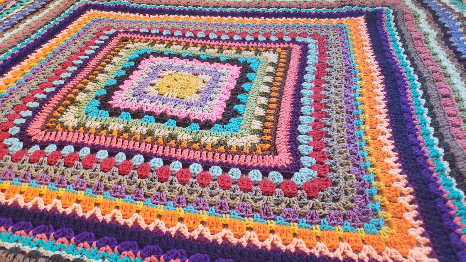 Crochet Blanket Pattern PDF Drop of Sunshine Crochet Afghan Etsy