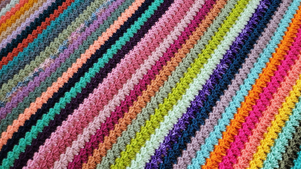Twilight Serenity Crochet Afghan Handmade Afghans,Crocheted Afghans,Crocheted Blankets,Crochet Afghans,Crochet Blankets,Throws,Pretty,Cute image 1