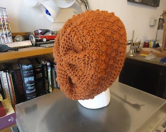 Crochet Hat Pattern PDF - Pumpkin Spice Crochet Slouchy Hat - Crochet Hat Pattern, Crochet Slouchy Hat, Winter Crochet, Beanie, Bobbles, DIY