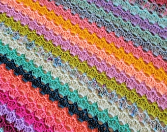 Crochet Blanket Pattern PDF - Shining Stars Afghan  - Handmade Afghan, Handmade Blanket, Crochet Blankets, Crochet Afghans, DIY, Lace, Cute