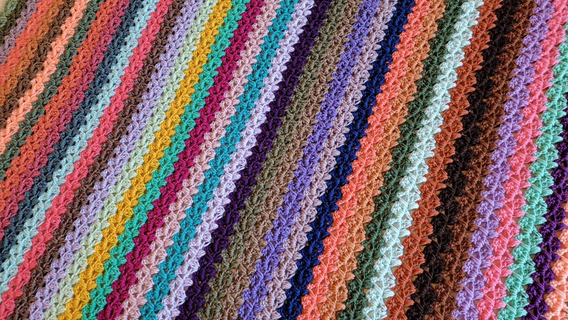 Opal Oasis Crochet Afghan Handmade Afghans, Crocheted Afghans, Crocheted Blankets, Crochet Afghans, Crochet Blankets,Throws,Pretty,Cute image 1