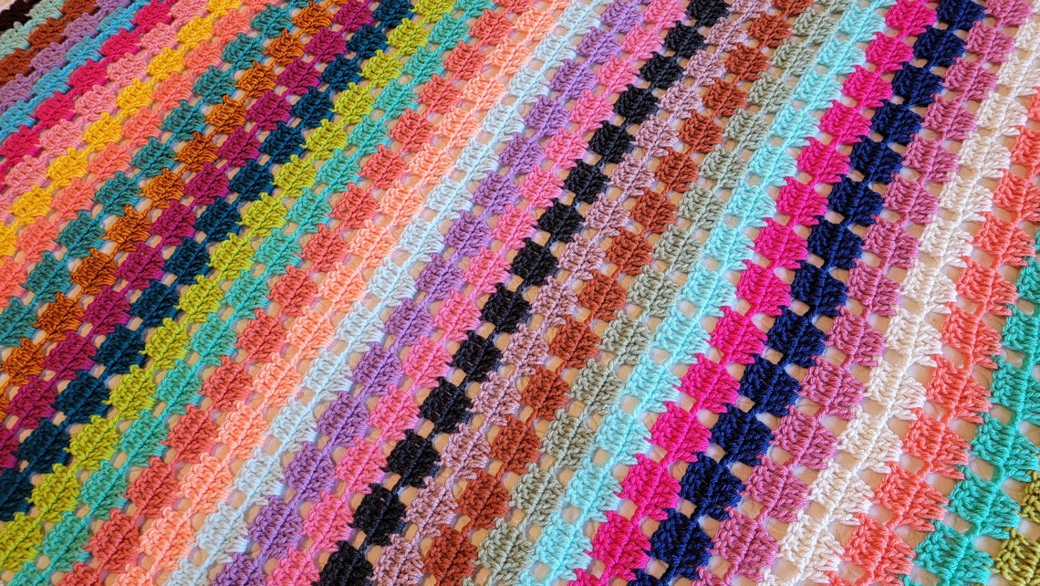 Icon Status Afghan Handmade Afghans Crocheted Afghans image 1