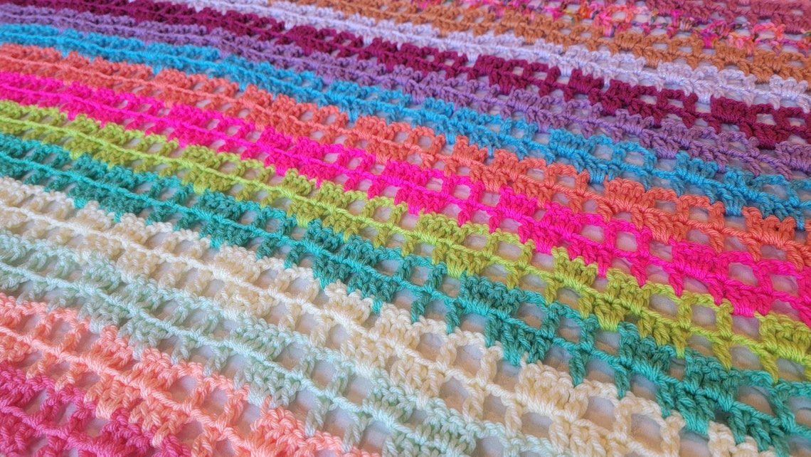 Charmed Life Crochet Afghan Handmade Afghans, Crocheted Afghans, Crocheted Blankets, Crochet Afghans,Crochet Blankets, Throws, Pretty,Cute image 1
