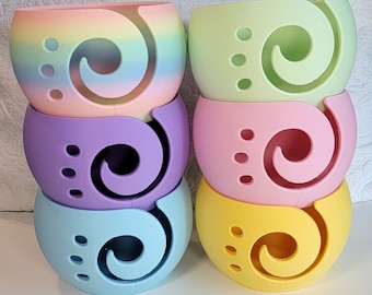 YARN BOWL - Yarn Ball, Knit Bowl, Crochet, Knitting, Yarn Holder, Yarn Storage, 3D Printed, Cute, Knitting Accessories, Pretty, Love, Colors