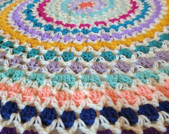 CROCHET PATTERN - Rose Pearl Crochet Afghan  - Handmade Afghan, Handmade Blanket, Crochet Blankets, Crochet Afghans, DIY, Cute, Love, Pretty