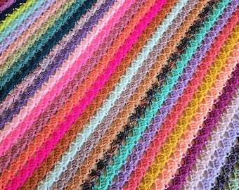 HANDMADE BLANKET - Divine Realm Crochet Afghan - Handmade Afghans, Crocheted Afghans, Crocheted Blankets,Crochet Afghans,Crochet Blankets