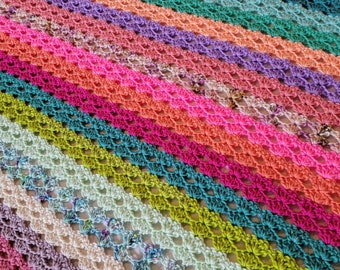 Secret Admirer Afghan - Handmade Afghans, Crocheted Afghans, Crocheted Blankets, Crochet Afghans, Crochet Blankets, Throws, Pretty, Cute