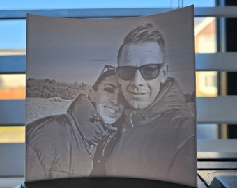 Custom 3D Picture Lithophane Printed for Gift Memories