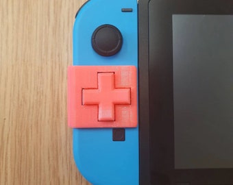 Nintendo Switch D-Pad Mod 3D Printed clip on attachment hack