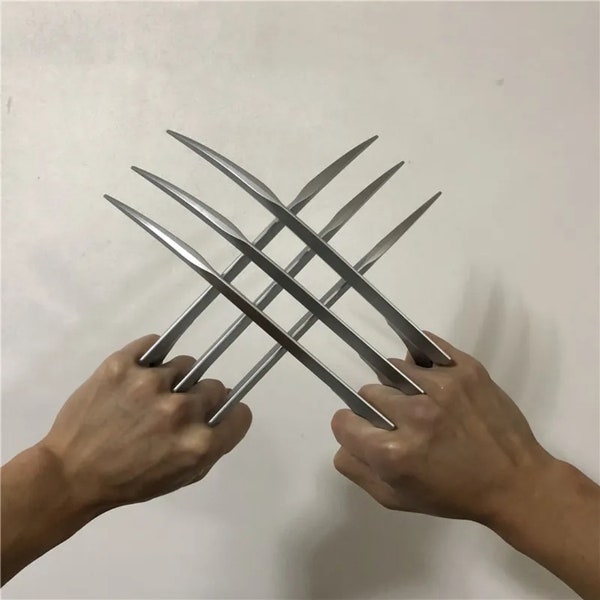 Cosplay hand claws blades imitation knives same style as Wolverine Freddy etc costume dress up