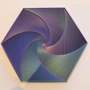 3D-utskriven geometrisk fidgetleksak ADHD autism avslappnande present