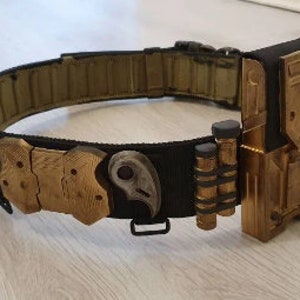 Bolsas de accesorios para cinturón de cosplay, disfraz de héroe impreso en 3D