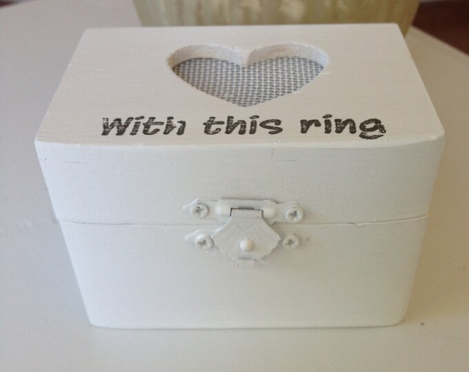 Wedding Ring Holder/keepsake Box Etsy