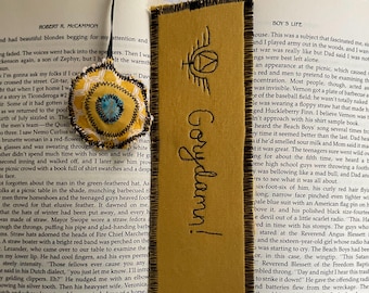 Fabric Bookmark – Red Rising Series Design, Gift for Sci-Fi Readers