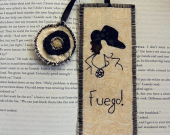 Fabric Bookmark – Harry Dresden Artwork, Handmade Reader Gift