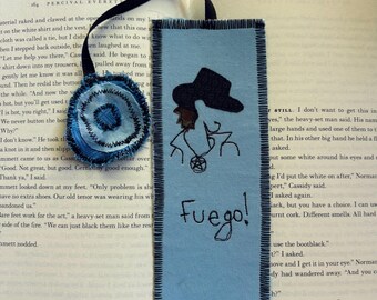 Fabric Bookmark – Harry Dresden Artwork, Handmade Reader Gift