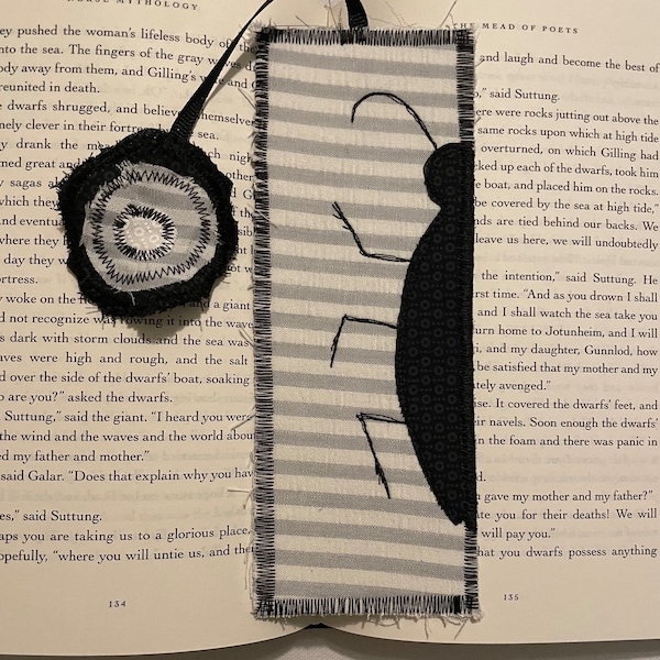 Kafka Metamorphosis Bookmark - Literary Delight for Bookworms - Unique Fabric Design for Kafka Fans