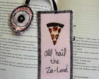 Fabric Bookmark – Harry Dresden Za-Lord Illustration, Literary Gift for Book Lovers