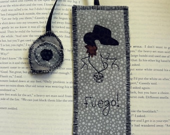 Fabric Bookmark – Harry Dresden Artwork, Handmade Reader Gift