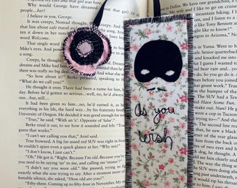 Fabric Bookmark – Princess Bride Artwork, Handmade Literary Gift
