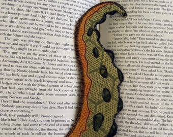 Kraken Fabric Bookmark, Handmade Book Lover Gift