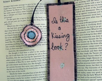 Fabric Bookmark – Princess Bride Quote, Literary Gift for Readers
