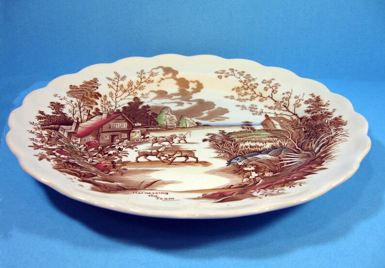 Set of 3 Coaching Days and Coaching Ways Dinner plates by Etsy