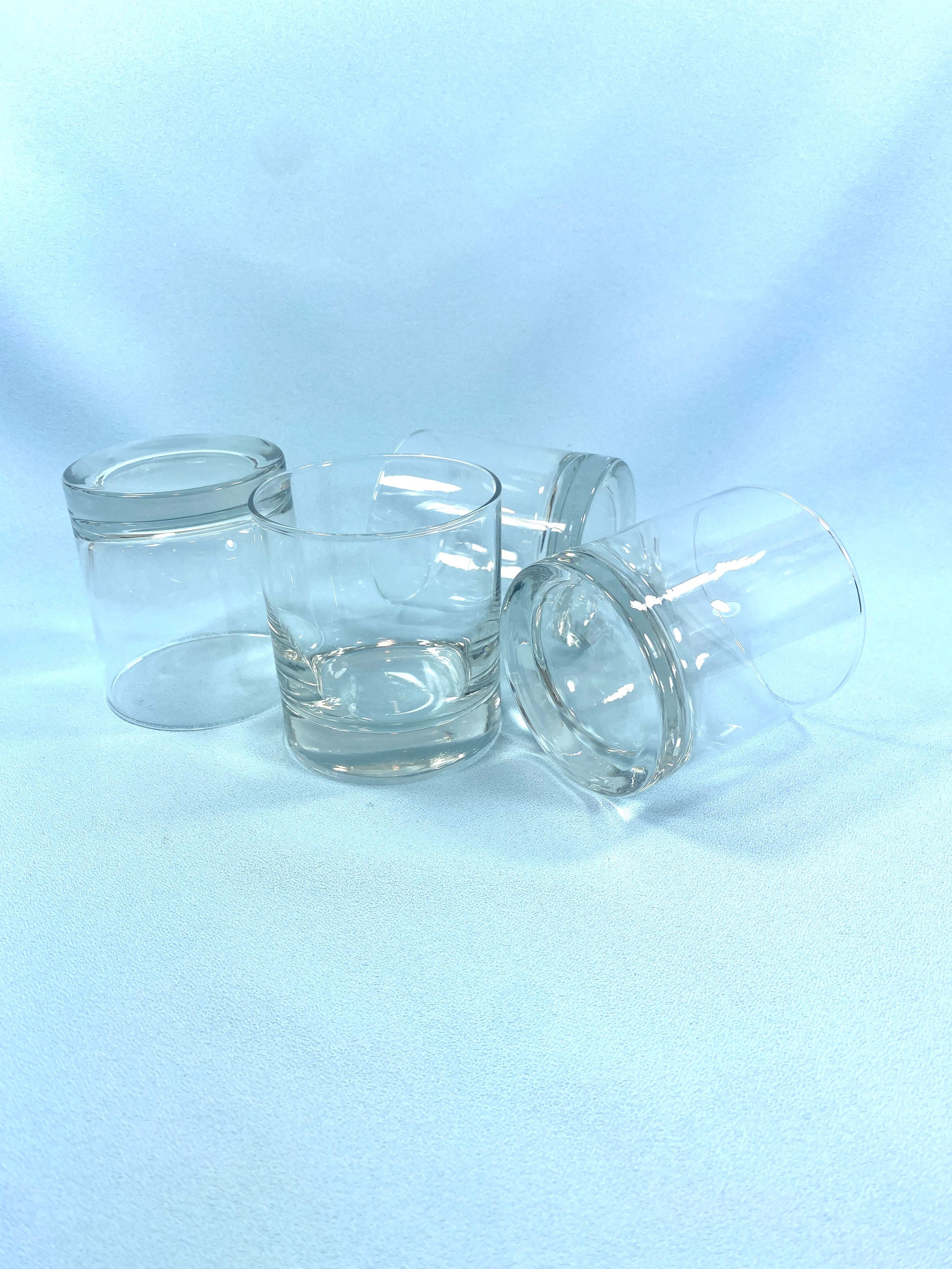Drinking Glasses Clear Glass Double Old Fashioned Juice Etsy